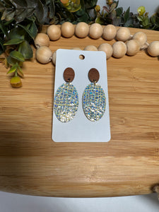 Halo Leather Earrings